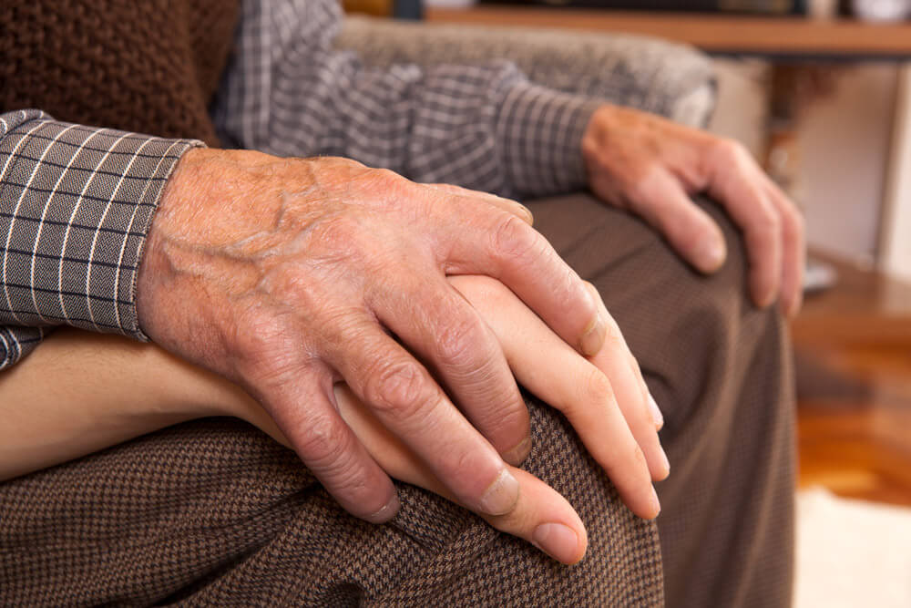 Holding Hands with Elderly